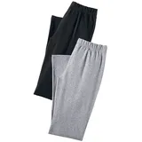 VIVANCE Caprihose Regular Grau/Schwarz 44/46