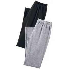 VIVANCE Caprihose Regular Grau/Schwarz 44/46
