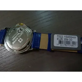 Swiss Alpine Military Herren Uhr Analog Quarz 7022.1545SAM Leder