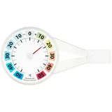 Fensterthermometer transparent