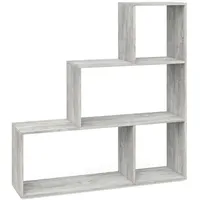 Vicco Treppenregal Bücherregal 116,8 x 29 x 123,2 cm Grau