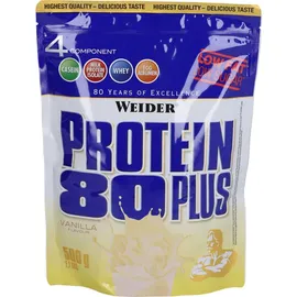 Amosvital Protein 80 Plus Vanille Pulver 500 g