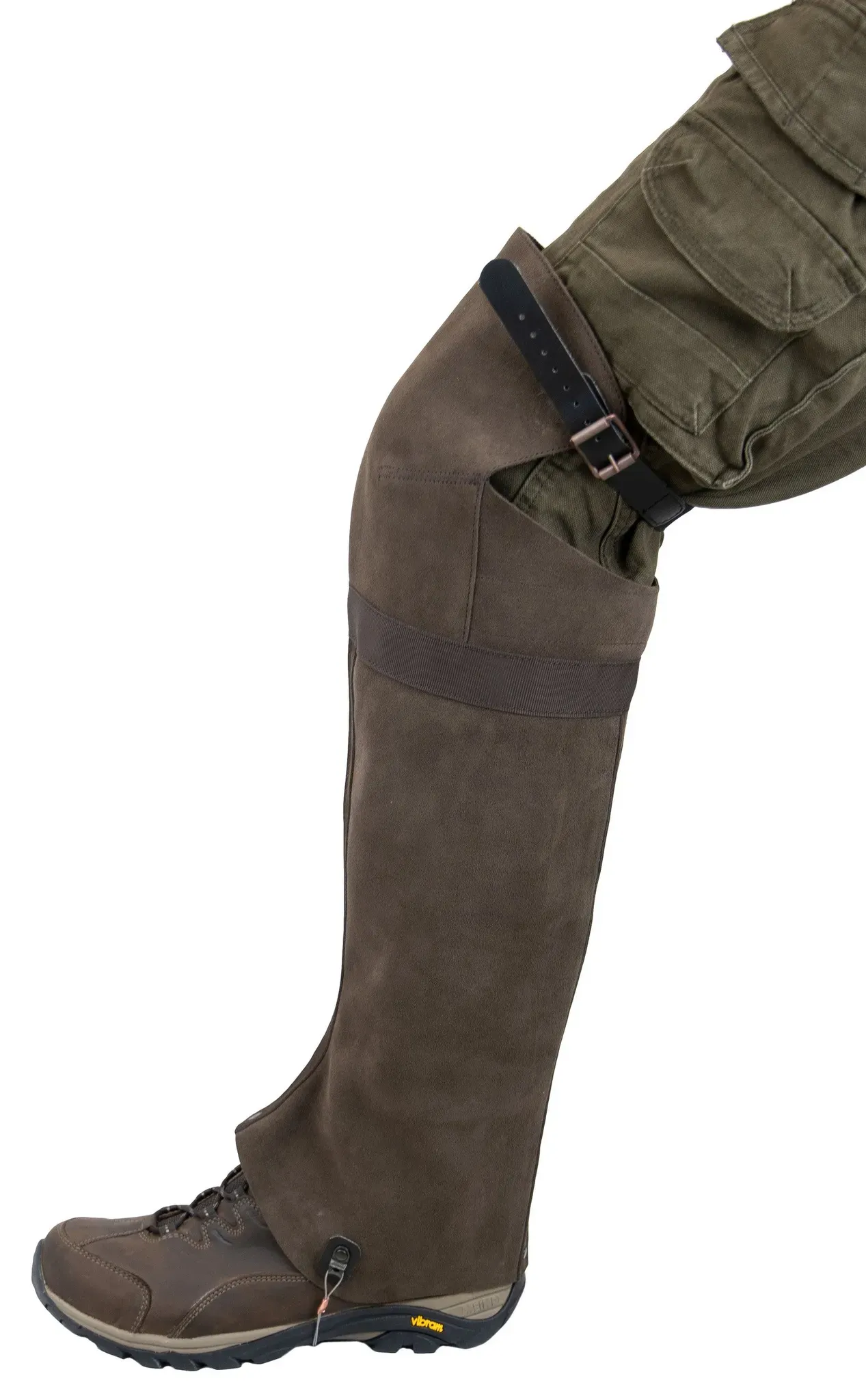 Meindl Overknee-Ledergamaschen