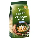 biozentrale Crunchy Müsli Kokos | 6x375g | Knuspriges Vollkorn-Müsli | Mit saftigen Kokosraspeln | Ohne Rosinen | Hoher Ballaststoffgehalt | Perfekt zum Frühstück & als Snack | Recycelbare Verpackung
