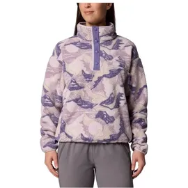 Columbia Helvetia II Printed Cropped Pullover Lila XL