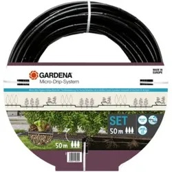 Gardena Micro-Drip-System Tropfbewässerung Set Hecke/Sträucher (50 m)