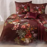 ESTELLA Traumstoff Mako Satin Bettwäsche Set - Bettgarnitur aus 100% Baumwolle - Hochwertig und Elegant - 155x220 cm + 80x80 cm - Design: Salome