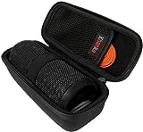 Khanka Hart Tasche Hülle für JBL Flip 6 /Flip 5 /Flip 4 /Essential Bluetooth Box Lautsprecher Speaker.(nur Tasche) (Schwarz)