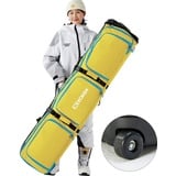 XCMAN Roller Snowboardtasche mit Rollen, verstellbare Länge Snowboard-Tasche Für -Skitrage-Rucksack Flugreisen geeignet