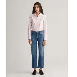 GANT Slim Stretch Oxford Langarmhemd - Pink,Rosa - 32