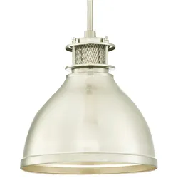 Westinghouse Pendelleuchte Vintage Industrial Nickel mit 1 Lampe