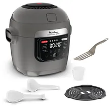 Moulinex Multicook Fry Multikocher und Air Fryer 6 L Grau