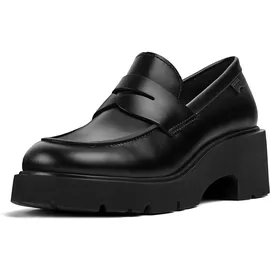 Camper Camper, Milah, Women Moccasin/Ballerina, Black, 36, (EU)