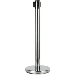 SHOWTEC 2m Adjustable Crowd Barrier Silver Eco, Besucherleitsystem, Eco