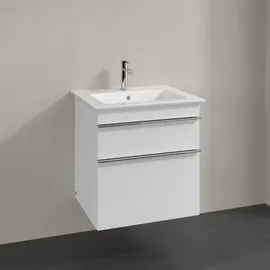 Villeroy & Boch Waschtischunterschrank 2 Auszüge 55,3 x 59 x 50,2 cm Weiß Matt