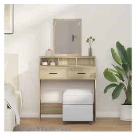 vidaXL Schminktisch Sonoma-Eiche 79 x 41 x 140 cm
