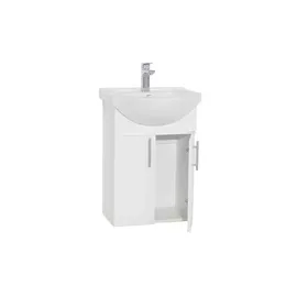 Möbel Kraft Badkombination 55 x 81 cm Weiß