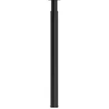 Rei Teleskop-Möbelfuß  (Durchmesser: 6 cm, Höhenverstellung: 71 cm - 100 cm, Stahl, Schwarz)