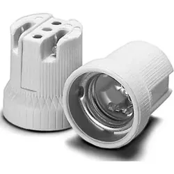 Houben Fassung E27 Porz,ws,1-tlg,M4 102599