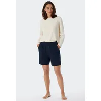 SCHIESSER Mix & Relax Pyjama-Shorts Blau 44