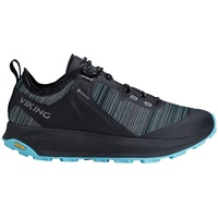 Viking Unisex Cerra Speed GTX Walking Shoe, Black Aqua, 40 EU