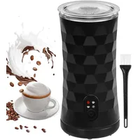 FCHERP Elektrischer Milchaufschäumer,Automatische Milchaufschäumer mit 4-in-1Mode, Milchschäumer für Heißer/Kalter Milchschäum,Milk Frother Electric,Milchwärmer für Cappuccino