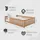 Kids Collective Jugendbett Bodenbett 120 x 200 cm Kiefer massiv braun Zimt