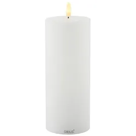 Sirius Home Sille Outdoor LED-Kerze 20 cm weiß