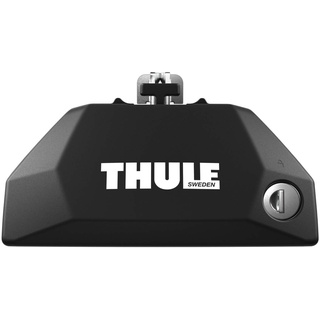 Thule Evo Flush Rail Fuß Für Fahrzeuge 4er-Pack Schwarz