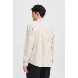 CASUAL FRIDAY Langarmhemd gestreift beige L