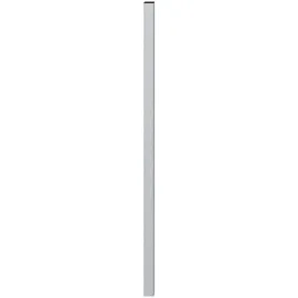 Zaunpfosten 4 x 4 x 55 cm Silber/Metall