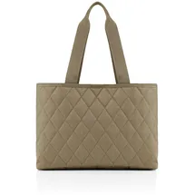 Reisenthel Classic Shopper L Rhombus Olive, Olivgrün, Talla única, Lässig