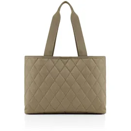 Reisenthel Classic Shopper L Rhombus Olive, Olivgrün, Talla única, Lässig