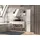 Topeshop NEL IV Badezimmerschrank 31 x 30 x 174 cm Weiß Kunststoff/MDF/Spanplatte
