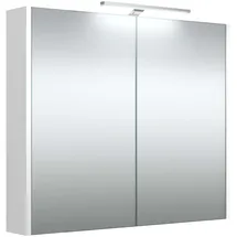WELLTIME Badezimmerspiegelschrank »Joy«, Breite 78 cm, mit 2 Türen, mit LED, IP 44