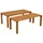 Merxx Toskana Set 9-tlg. Flex-Ausziehtisch 185/370 x 90 cm natur inkl. Auflagen