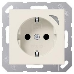 JUNG HOME SCHUKO® Steckdose, Safety+, weiß