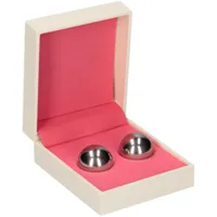Liebeskugeln aus Metall im Set 28g, 44g, 64g, 87g - Beckenbodentraining für Frauen - Perfekt für die Vaginaverengung (1er Set)