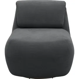 Andas Relaxsessel »Emberson Sessel, Rückenlehne hochklappbar, Drehsessel« Rückenverstellung, Drehfunktion, wahlweise auch Swivel (Wipp) Funktion grau