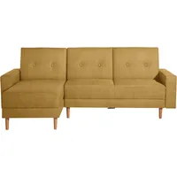 Max Winzer Max Winzer® Ecksofa »Just Chill«, Schlafsofa mit Recamiere, Rückenverstellung, inklusive Stauraumhocker