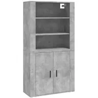 VidaXL Highboard Betongrau Holzwerkstoff