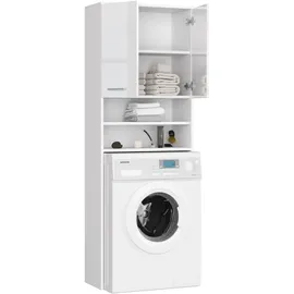 akord furniture factory Waschmaschienenüberschrank 30 x 64 x 180 cm Weiß