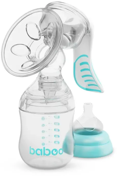 Baboo Manual Breast Pump with 4-level Suction Strength Milchpumpe 1 St.