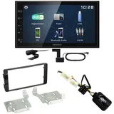 Kenwood DMX129DAB DAB+ Bluetooth USB Einbauset für Mitsubishi ASX ab 2015