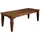 MASSIVMOEBEL24.DE Oxford 200 x 76 x 100 cm nougat lackiert