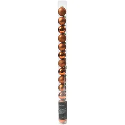 14 Weihnachtskugeln Kunststoff 3cm klein & bruchsicher Christbaumkugeln Weihnachtsbaumkugeln Christbaumschmuck Weihnachtsbaumschmuck Uni Orange