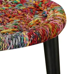 Couchtisch-Set 2 Stk. Chindi-Gewebe Mehrfarbig | vidaXL : Farbe - Mehrfarbig