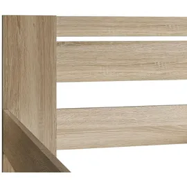 Boxxx Bett, Sonoma Eiche, 140x200 cm, in verschiedenen Größen erhältlich, Schlafzimmer, Betten, Einzelbetten