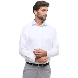 Eterna Langarmhemd Comfort Fit Weiß 45