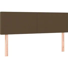 vidaXL Boxspringbett 140 x 200 cm H2 Braun